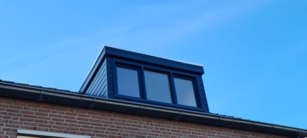 Dakkapel met kunststof kozijn in Emmen